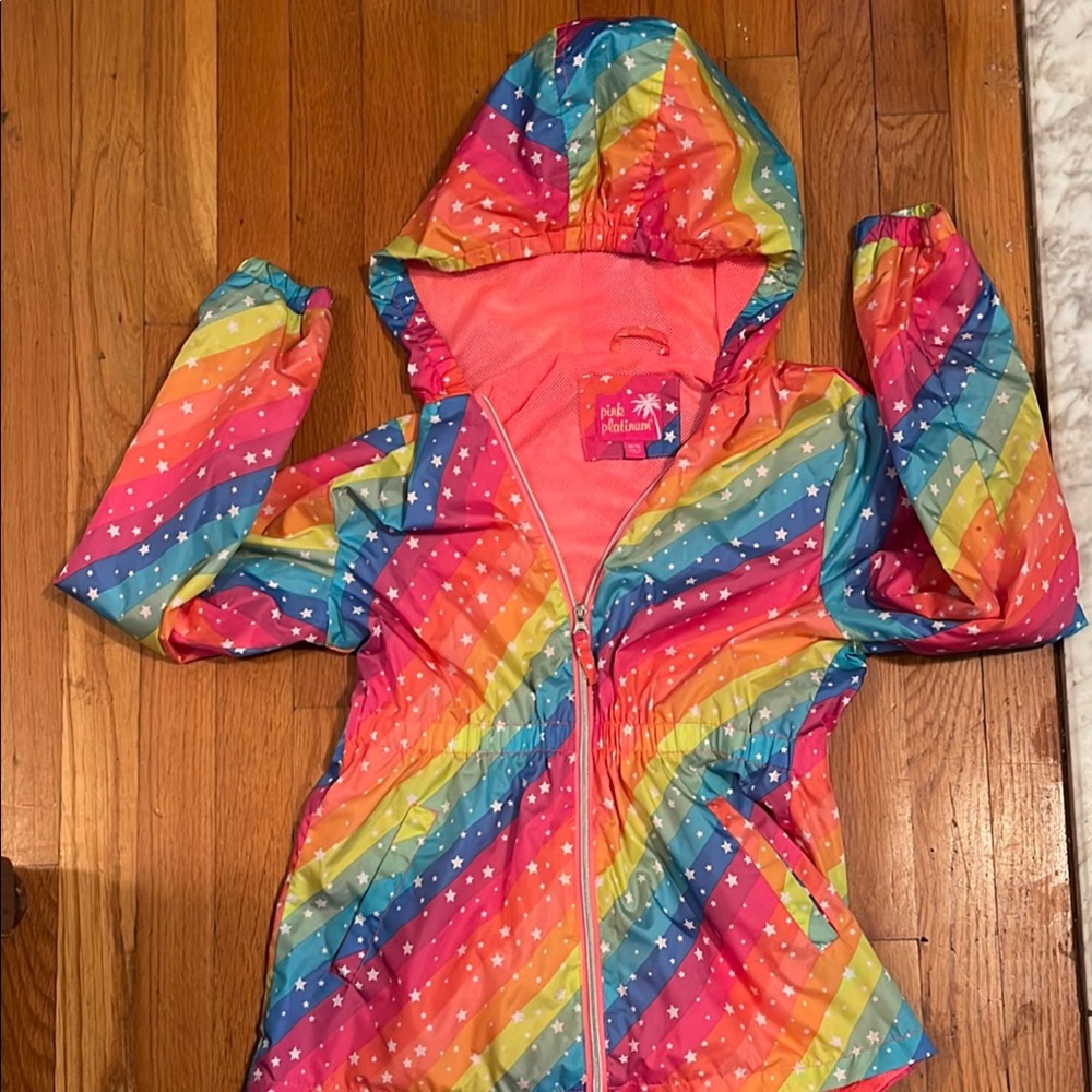 Pink Platinum Starry Rainbow Jacket